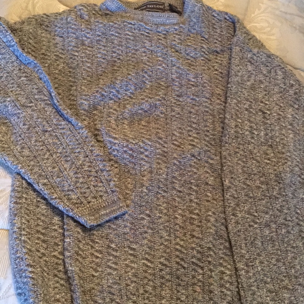 Men’s cotton cable knit sweater